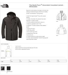Intelisys-The North Face Men’s Ascendent Insulated Jacket